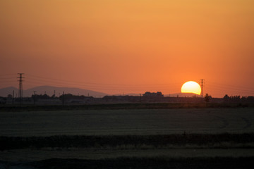 Fototapeta na wymiar Sunset View
