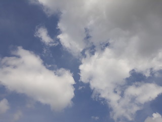 Obraz premium blue sky with clouds