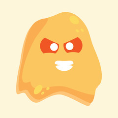 Evil virus cartoon