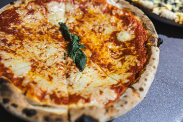 plant-based food, margherita pizza with vegan cheese