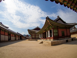Gyeongbokgung Palace in Seoul, South Korea : SEP 19, 2019.