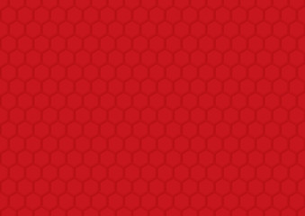 Abstract red hexagon background. Creative design templates