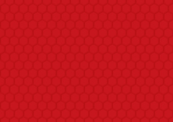 Abstract red hexagon background. Creative design templates