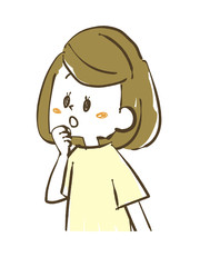 話を聞く・関心がある女性