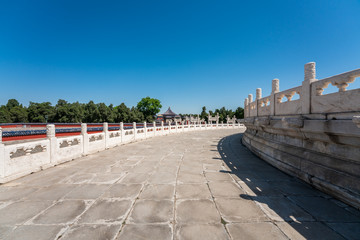 The Circular Mound Altar at the Temple of Heaven in Beijing, China