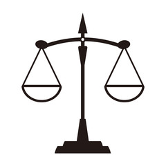 scale icon vector illustration sign