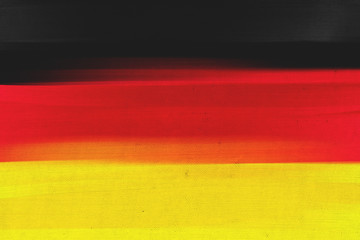Hand painted Germany national flag