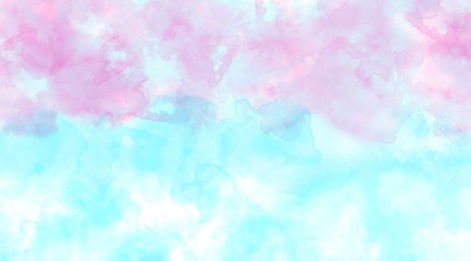 Colorfull background watercolor. Colorfull splash watercolor. Water color backdrop. Colorfull background watercolor. Abstract colorfull splash watercolor on white background. Pink and Blue Background.