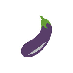Eggplant graphic design template vector isolated