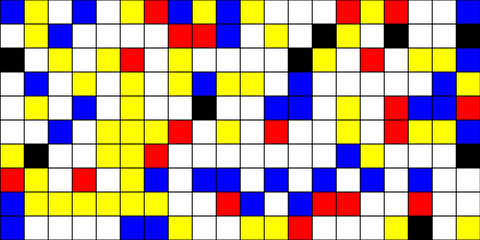 Checkered geometric abstract pattern.