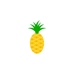 Pineapple graphic design template vector isolated