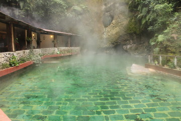 natural hot water pool