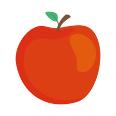 apple fresh fruit isolated icon
