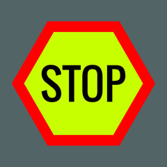 stop sign vector illustration