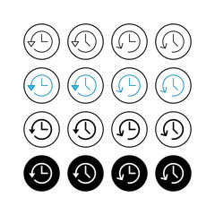 set of History icons . History vector icon