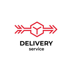 Vector Delivery Box Logo Design