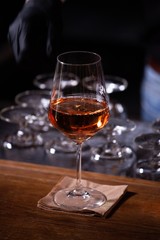 scenes from restaurant and bar during corona