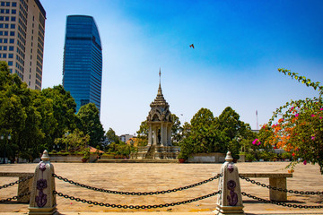 Obraz premium A beautiful view of Phnom Penh, at Cambodia.