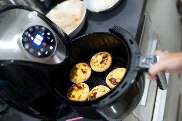 Air fryer machine  in home
