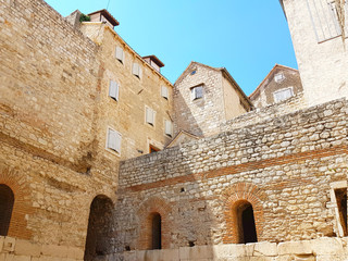 Diocletian's Palace in Split, Croatia