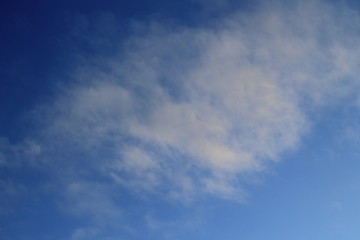 blue sky with clouds