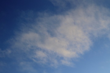 blue sky with clouds