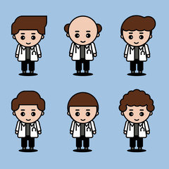 cute-doctor-character-cartoon-design