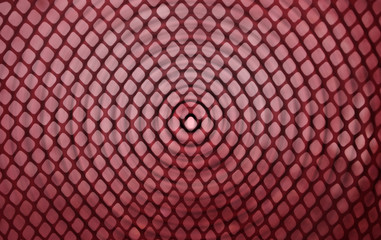 abstract red square Mesh fence pattern and pink circle ripple background