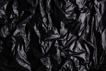 Black fabric texture for background.