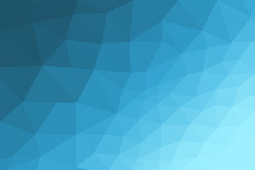 Obraz premium abstract blue triangle lowpoly background