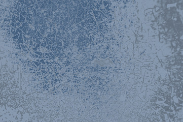 abstract grunge crack line pattern on blue background