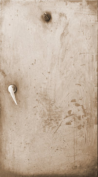 knop door old cabinet electricity