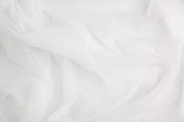 Obraz premium Abstract white fabric texture background.