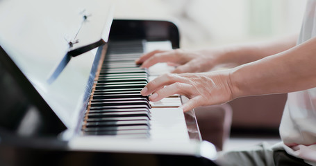 old man play the piano © ryanking999