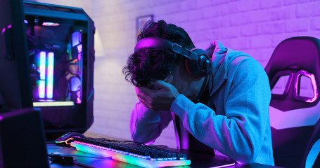 Young Asian cyber sport gamer © ryanking999