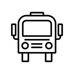 Fototapeta premium Bus icon