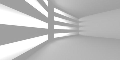 Abstract White Architecture Design Concept