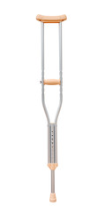 crutches for walking isolated on white background, clipping path
