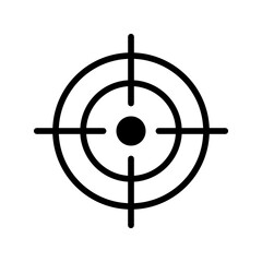 Arch target icon, target marker icon