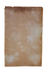 Obraz premium old paper texture isolated on white background with cliping paths