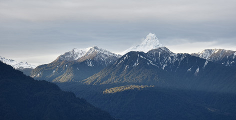 Fototapeta na wymiar Patagonian Andes Mountains