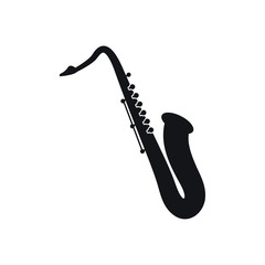 Saxophone graphic design template vector isolated