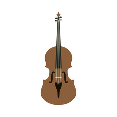Fototapeta na wymiar Violin graphic design template vector isolated
