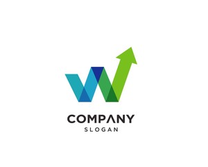Creative Modern Letter W Logo Design Template