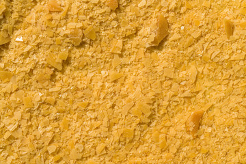 Organic Carnauba Wax come in the form of hard yellow flakes and is widely used in cosmetics as an emulsifier or as a thickening agent for lipstick, eyeliner, mascara, eye shadow, foundation, deodorant