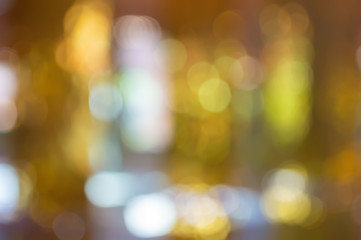 abstract gold and white  bokeh background