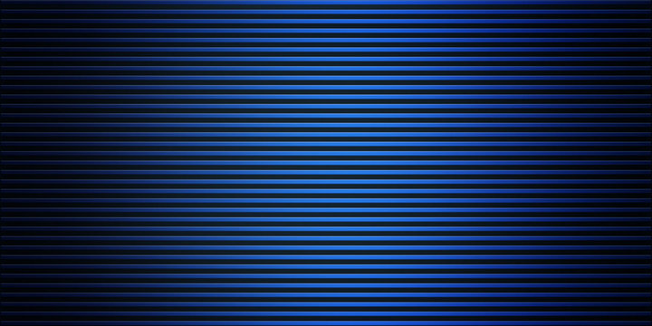 
Abstract dark background of shiny blue metal lines 