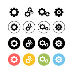 Set of setting Icons. ting vector icon. Cog tings Icon Symbol. Gear