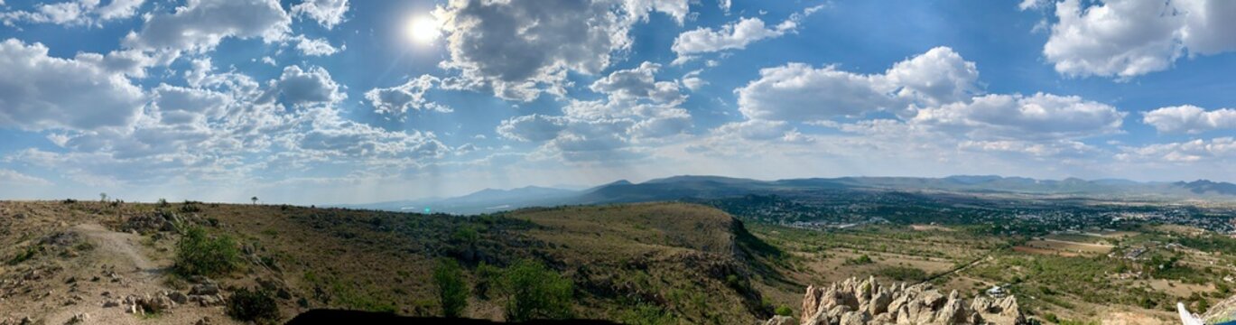 atardecer en semidesierto 