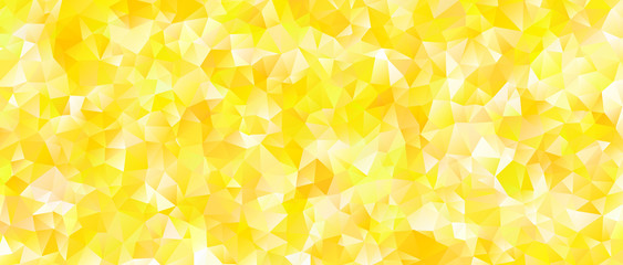 キラキラした黄色のキュビズム背景